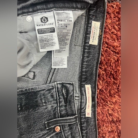 Levi’s Ribcage Straight Ankle size 30 black - Picture 5 of 5